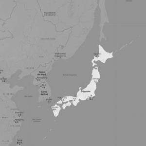 Cartina Giappone
