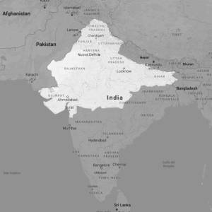 cartina India del Nord