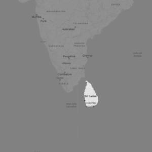 Cartina Sri Lanka
